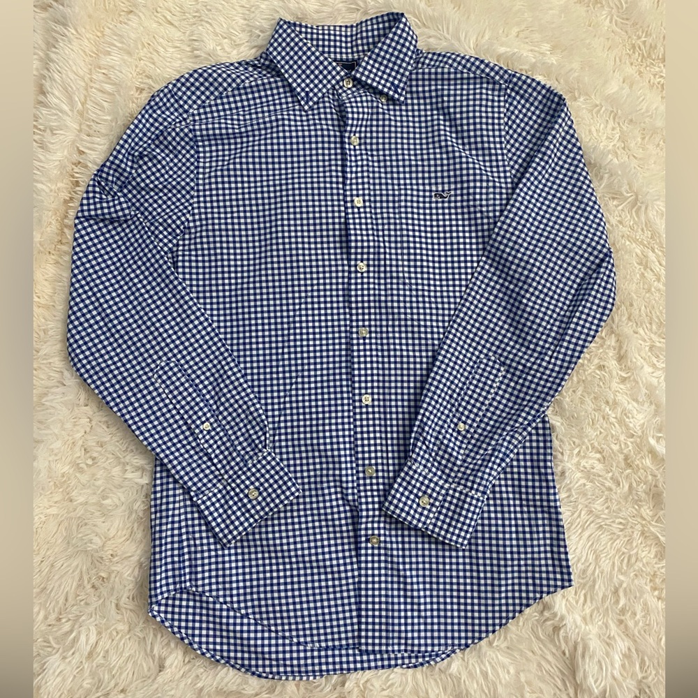 Vineyard Vines Men's Slim Fit Tucker Sea Park Gingham Shirt